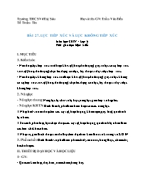 Giáo án Khoa học tự nhiên 6 (Cánh diều) - Tuầ