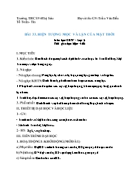 Giáo án Khoa học tự nhiên 6 (Cánh diều) - Tuầ