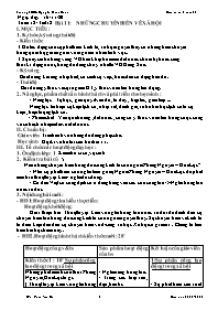 Giáo án Lịch sử 6 - Tuần 12 - Năm học 2020-20
