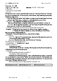 Giáo án Lịch sử 6 - Tuần 13+14 - Năm học 2020