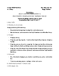 Giáo án Lịch sử 6 - Tuần 24 - Đặng Văn Gấu