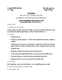 Giáo án Lịch sử 6 - Tuần 26 - Đặng Văn Gấu