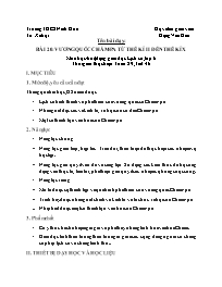 Giáo án Lịch sử 6 - Tuần 29 - Đặng Văn Gấu