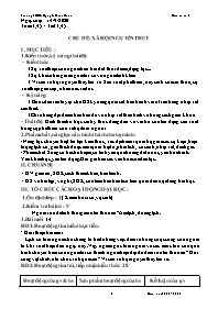 Giáo án Lịch sử 6 - Tuần 3-5 - Năm học 2020-2