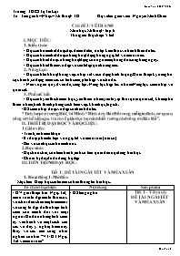 Giáo án Mĩ thuật 6 - Chủ đề 3: Vẽ tranh - Năm