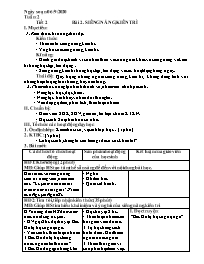 Giáo án môn GDCD 6 - Tiết 2, Bài 2: Siêng năn
