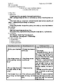 Giáo án Nâng cao Ngữ văn 6 (Tập làm văn) - Tu