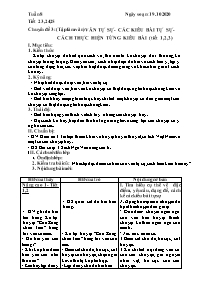 Giáo án Nâng cao Ngữ văn 6 (Tập làm văn) - Tu