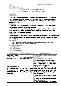 Giáo án Nâng cao Ngữ văn 6 (Văn bản) - Tuần 3