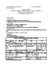 Giáo án Ngữ văn 6 (Chân trời sáng tạo) - Tuần