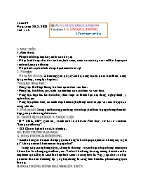 Giáo án Ngữ văn 6 (Chân trời sáng tạo) - Tuần