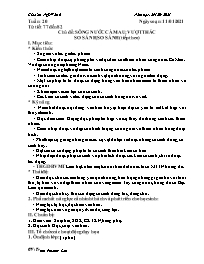 Giáo án Ngữ văn 6 - Tuần 20, Tiết 77-82 - Năm