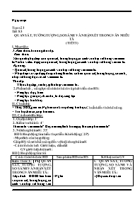 Giáo án Ngữ văn 6 - Tuần 21, Tiết 83+84 - Năm