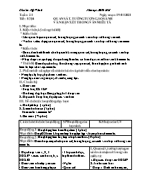 Giáo án Ngữ văn 6 - Tuần 21, Tiết 83+84: Quan