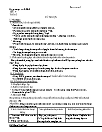 Giáo án Ngữ văn 6 - Tuần 3 - Năm học 2019-202