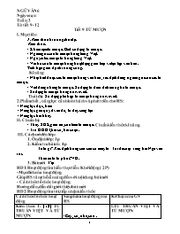 Giáo án Ngữ văn 6 - Tuần 3, Tiết 9-12 - Năm h