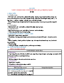 Giáo án Ngữ văn 6 - Tuần 33-35