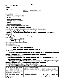 Giáo án Ngữ văn 6 - Tuần 4 - Năm học 2019-202