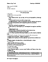 Giáo án Ngữ văn 6 - Tuần 7, Tiết 25-28 - Năm