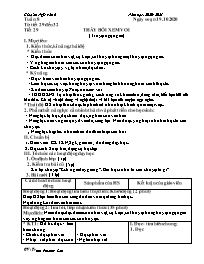 Giáo án Ngữ văn 6 - Tuần 8, Tiết 29-32 - Năm
