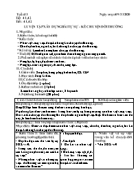 Giáo án Ngữ văn Lớp 6 - Tuần 11, Tiết 41+42: