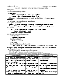 Giáo án Sinh học 6 - Tuần 9 - Năm học 2020-20