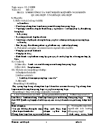 Giáo án Sinh học Lớp 6 - Tuần 12 - Năm học 20