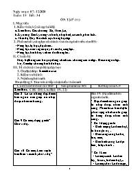 Giáo án Sinh học Lớp 6 - Tuần 15 - Năm học 20