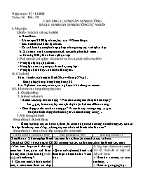 Giáo án Sinh học Lớp 6 - Tuần 16 - Năm học 20