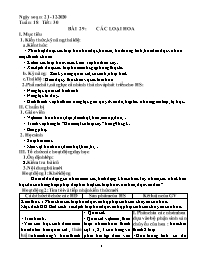 Giáo án Sinh học Lớp 6 - Tuần 18 - Năm học 20