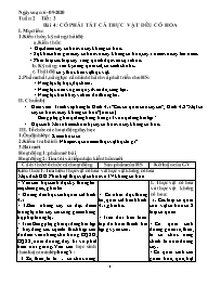 Giáo án Sinh học Lớp 6 - Tuần 2 - Năm học 202