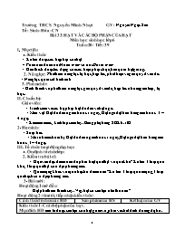 Giáo án Sinh học Lớp 6 - Tuần 20 - Năm học 20