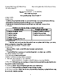 Giáo án Sinh học Lớp 6 - Tuần 24 - Năm học 20