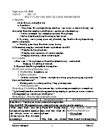 Giáo án Sinh học Lớp 6 - Tuần 8 - Năm học 202