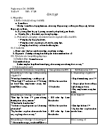 Giáo án Sinh học Lớp 6 - Tuần 9 - Năm học 202
