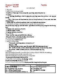 Giáo án Số học 6 - Tuần 26 - Năm học 2018-201