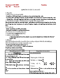 Giáo án Số học 6 - Tuần 36 - Năm học 2018-201