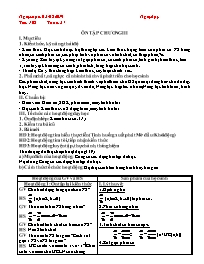 Giáo án Số học 6 - Tuần 37 - Năm học 2018-201