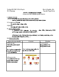 Giáo án Tiếng Anh 6 - Week 6, Unit 1: Home an