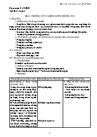 Giáo án Tin học 6 - Tuần 3 - Năm học 2019-202