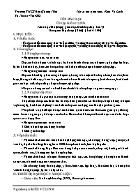 Giáo án Toán 6 (Hình học) - Tuần 18 - Năm học