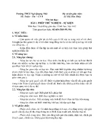 Giáo án Toán 6 (Hình học) - Tuần 32 - Năm học