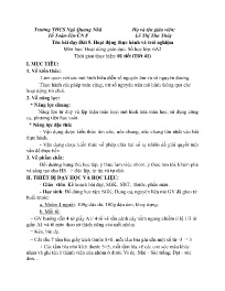 Giáo án Toán 6 (Số học) - Tuần 17 - Năm học 2