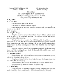 Giáo án Toán 6 (Số học) - Tuần 24 - Năm học 2