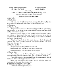 Giáo án Toán 6 (Số học) - Tuần 29 - Năm học 2