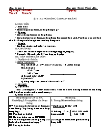 Giáo án Toán 6 - Tiết 12, Bài 10: Trung điểm