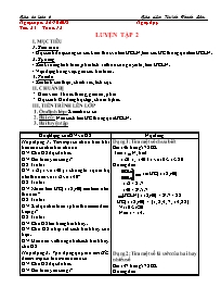 Giáo án Toán 6 - Tuần 12 - Năm học 2018-2019 