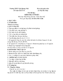 Giáo án Toán 6 - Tuần 18 - Năm học 2023-2024 
