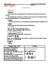 Giáo án Toán 6 - Tuần 25 - Năm học 2018-2019 