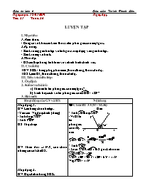 Giáo án Toán 6 - Tuần 26, Tiết 21: Luyện tập 